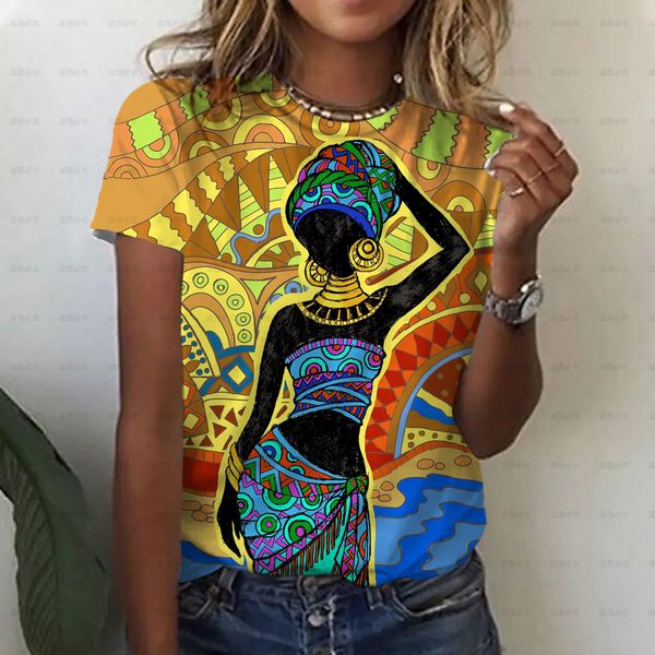 women's tshirt spring and summer african girls 3d printing tshirt fashion women's street style girl's 230311, White
women's tshirt spring and summer african girls 3d printing tshirt fashion women's street style girl's 230311, White