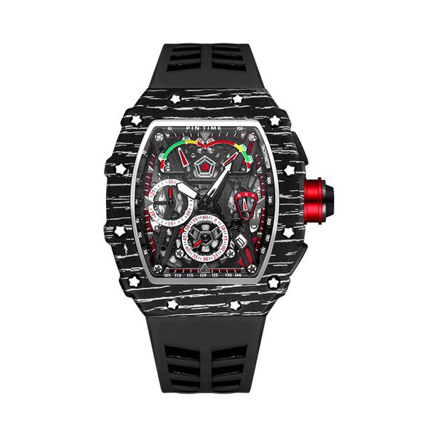 tonneau wristwatches multifunctional luminous calendar comfortable waterproof silicone strap cut-out design dial stainless steel p198j, Slivery;brown
tonneau wristwatches multifunctional luminous calendar comfortable waterproof silicone strap cut-out design dial stainless steel p198j, Slivery;brown