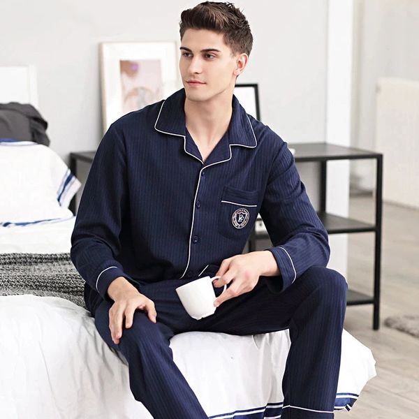 men's sleepwear men pajama sets cotton pijama turn-down collar sleepwear long sleeve autumn winter thick nightwear male 2 pieces suit h, Black;brown
men's sleepwear men pajama sets cotton pijama turn-down collar sleepwear long sleeve autumn winter thick nightwear male 2 pieces suit h, Black;brown