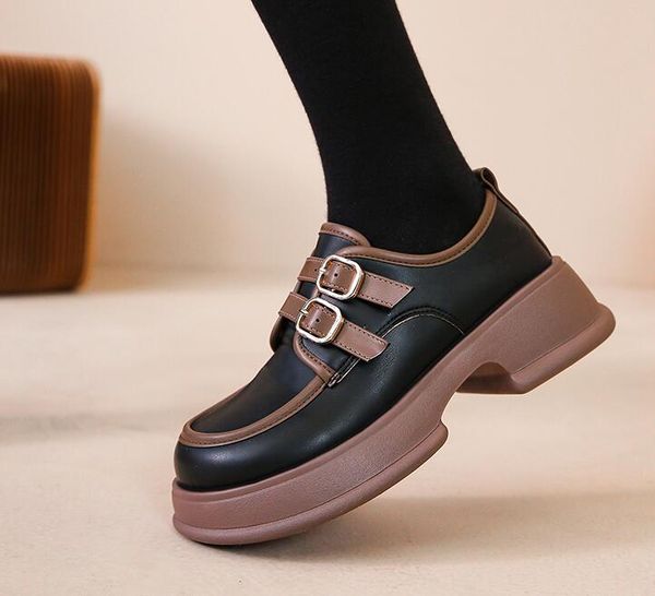 british style women spring black platform leather shoes loafers preppy style vintage comfortable casual flats fashion walking party wedding
british style women spring black platform leather shoes loafers preppy style vintage comfortable casual flats fashion walking party wedding