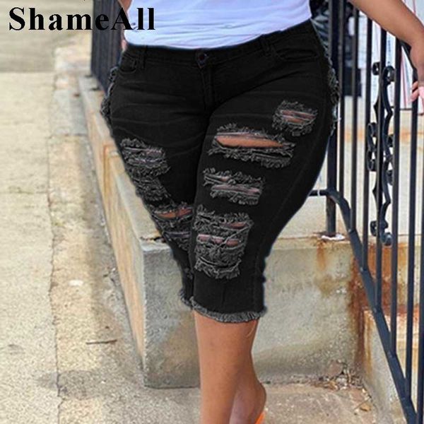 women s short plus size street fringe ripped stretch skinny black denim summer club party high waisted short jeans pants 230311, White;black
women s short plus size street fringe ripped stretch skinny black denim summer club party high waisted short jeans pants 230311, White;black