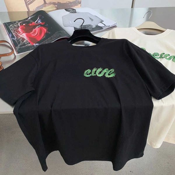 summer women's short sleeved tee designer t shirt cactus embroidery round neck lo t-shirt pure cotton breathable short t-shirt pullover, White
summer women's short sleeved tee designer t shirt cactus embroidery round neck lo t-shirt pure cotton breathable short t-shirt pullover, White