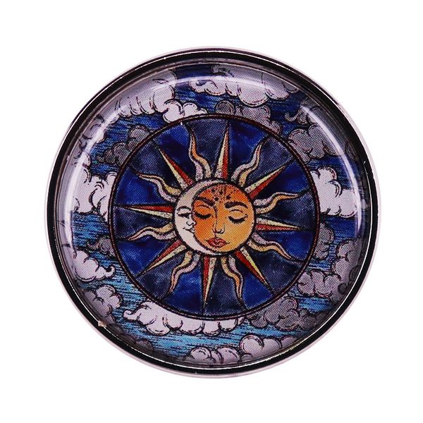 sun and moon brooch cosmic celestial emblem cute anime movies games hard enamel pins collect metal cartoon brooch, Blue
sun and moon brooch cosmic celestial emblem cute anime movies games hard enamel pins collect metal cartoon brooch, Blue