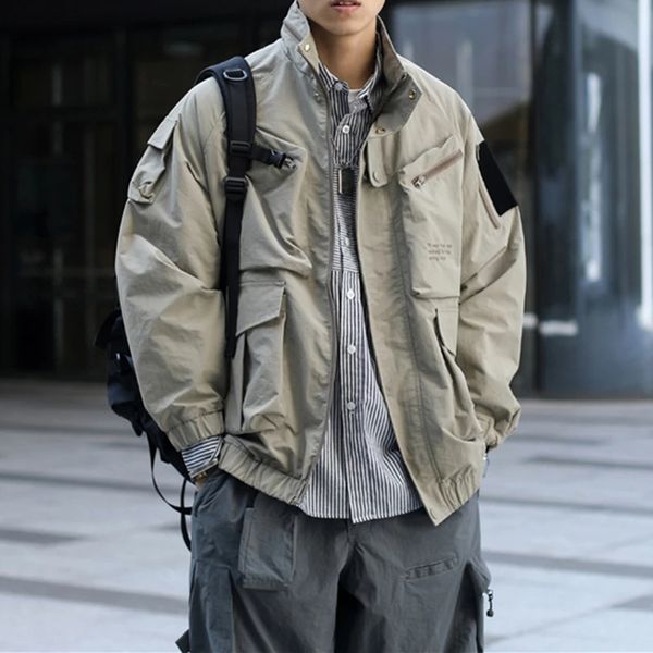 spring autumn jackets japanese fashion outdoor mountain climbing function jackets harajuku casual work jacket men clothing korean coats, Black;brown
spring autumn jackets japanese fashion outdoor mountain climbing function jackets harajuku casual work jacket men clothing korean coats, Black;brown