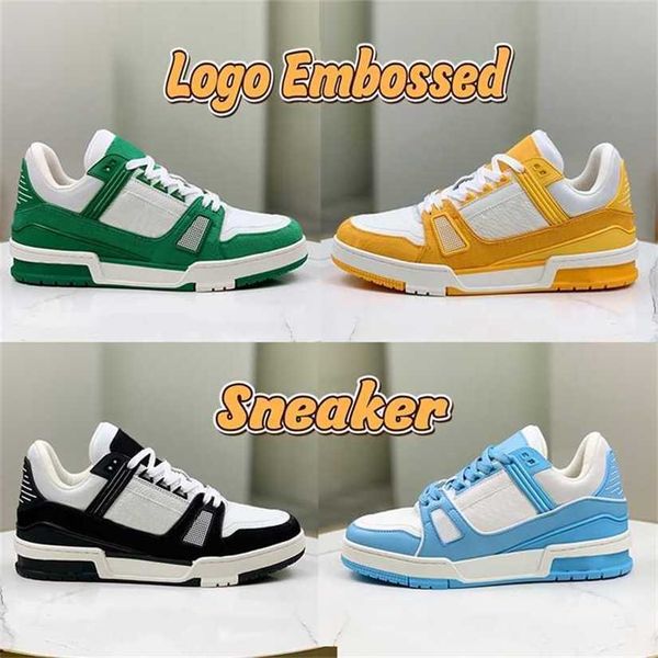 luxury designer casual shoes embossed trainer sneaker triple white pink sky blue black green yellow denim low mens sneakers women trainers e
luxury designer casual shoes embossed trainer sneaker triple white pink sky blue black green yellow denim low mens sneakers women trainers e