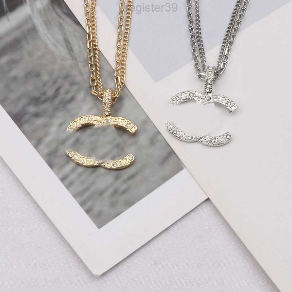 14k gold plated luxury brand designer pendants necklaces stainless steel letter choker pendant necklace beads chain fashion jewelry, Silver
14k gold plated luxury brand designer pendants necklaces stainless steel letter choker pendant necklace beads chain fashion jewelry, Silver