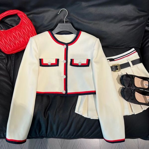 2023 designer women's sweaters jacket high street vintage short coat fashion casual jacket puffy sleeve slim jacket, White;black
2023 designer women's sweaters jacket high street vintage short coat fashion casual jacket puffy sleeve slim jacket, White;black