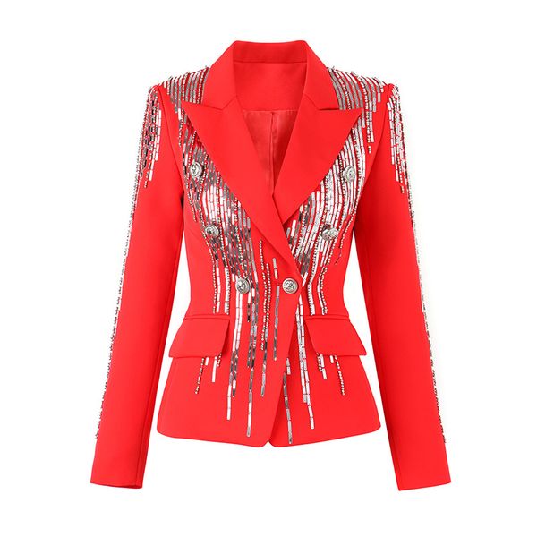 women's jackets designer blazer party cocktial luxury notched loose double breasted long sleeve sequins suit jackets female tide y049, White;black
women's jackets designer blazer party cocktial luxury notched loose double breasted long sleeve sequins suit jackets female tide y049, White;black