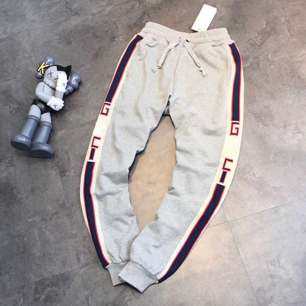 designer mens pants fashion ribbon letter trousers men women loose slacks drawstring outdoor sweatpants, Black
designer mens pants fashion ribbon letter trousers men women loose slacks drawstring outdoor sweatpants, Black