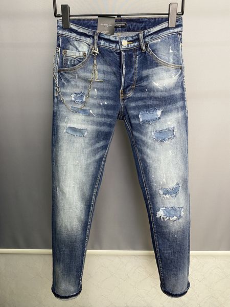 dsq phantom turtle men's jeans classic fashion man jeans hip hop rock moto mens casual design ripped jeans distressed skinny denim bike, Blue
dsq phantom turtle men's jeans classic fashion man jeans hip hop rock moto mens casual design ripped jeans distressed skinny denim bike, Blue