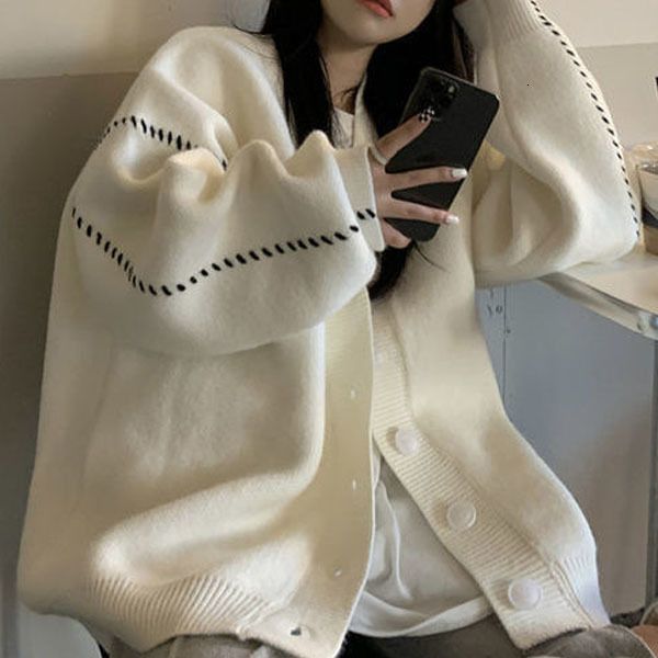 women's knits tees autumn winter college style lazy loose sweater cardigan female student korean school wear outer coat kawaii cardigan, White
women's knits tees autumn winter college style lazy loose sweater cardigan female student korean school wear outer coat kawaii cardigan, White