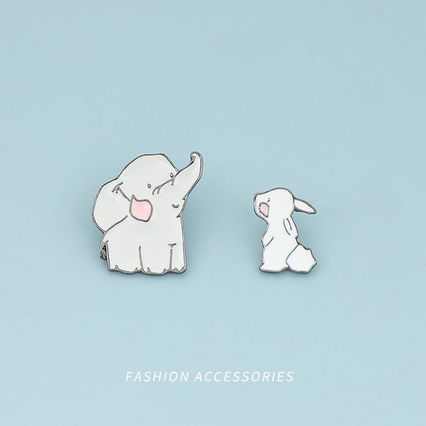 elephant and rabbit brooch cute anime movies games hard enamel pins collect metal cartoon brooch backpack hat bag collar lapel badges, Blue
elephant and rabbit brooch cute anime movies games hard enamel pins collect metal cartoon brooch backpack hat bag collar lapel badges, Blue