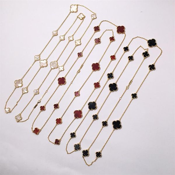 whole fashion jewelry clover shell agate jewelry big small size four leaf 16 flower necklace 90cm272s, Silver
whole fashion jewelry clover shell agate jewelry big small size four leaf 16 flower necklace 90cm272s, Silver