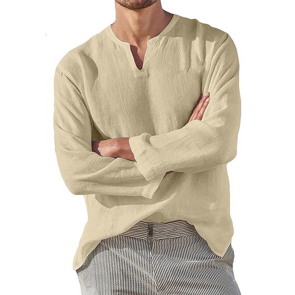 men s t shirts men shirts long sleeve linen solid color breathable comfy casual blouse hawaiian summer handsome men 230311, White;black
men s t shirts men shirts long sleeve linen solid color breathable comfy casual blouse hawaiian summer handsome men 230311, White;black