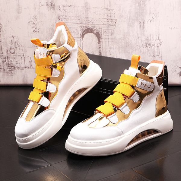 men's casual boots fashion color match high shoes spring and autumn new men's leather ankle boots elastic sneakers a3, Black
men's casual boots fashion color match high shoes spring and autumn new men's leather ankle boots elastic sneakers a3, Black