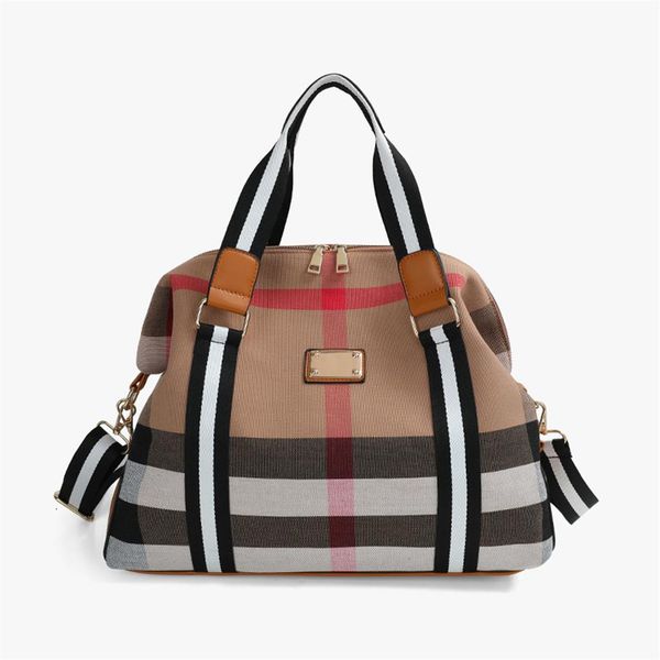 handbag 2021 checked bag large capacity canvas travel single shoulder portable messenger contrast for men and women328c, Black;red
handbag 2021 checked bag large capacity canvas travel single shoulder portable messenger contrast for men and women328c, Black;red