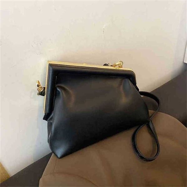 handbag 2023 fashion women's bag leather quality handbag sense niche women's messenger red shoulder chain bag