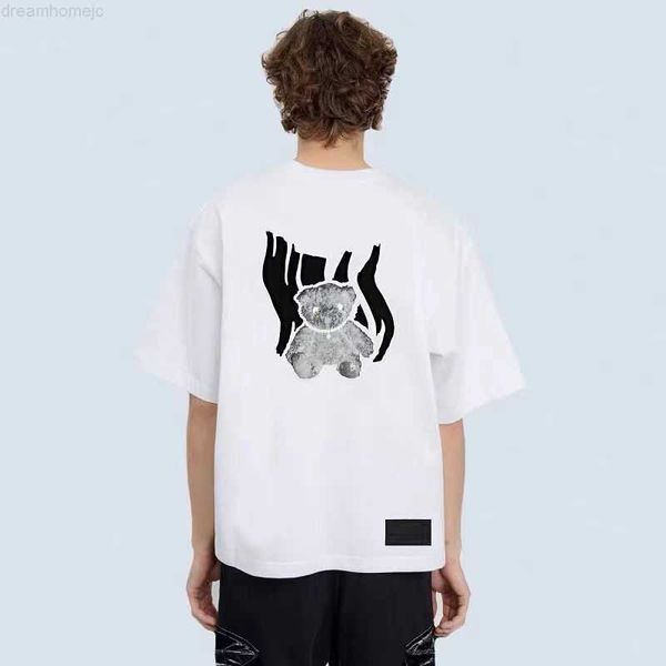 we11donet t-shirt men's hip-hop fashion brand flocked teddy bear pattern short sleeve high street style couple suit y2k 0312, White;black
we11donet t-shirt men's hip-hop fashion brand flocked teddy bear pattern short sleeve high street style couple suit y2k 0312, White;black