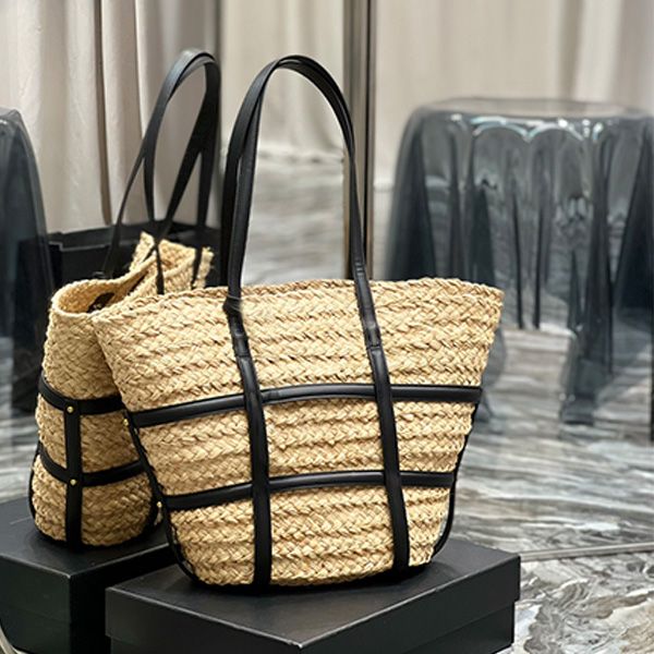 40cm large tote bag straw shopping bags single shoulder portable casual woman's beach vacation designer leather handbag holiday lafite
40cm large tote bag straw shopping bags single shoulder portable casual woman's beach vacation designer leather handbag holiday lafite
