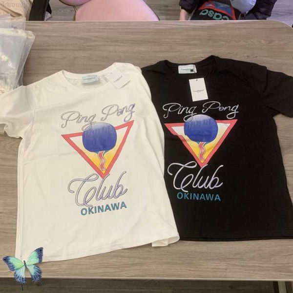 23ss casablanca t-shirts triangle printing table tennis club short sleeve cotton loose t-shirt for men women 0312, White;black
23ss casablanca t-shirts triangle printing table tennis club short sleeve cotton loose t-shirt for men women 0312, White;black