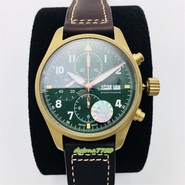 zf v2 upgrade fighter pilot timing bronze wrist watch 41mm diameter and15.3mm in thickness with shanghai 7750 movement time and second du de, Slivery;golden
zf v2 upgrade fighter pilot timing bronze wrist watch 41mm diameter and15.3mm in thickness with shanghai 7750 movement time and second du de, Slivery;golden