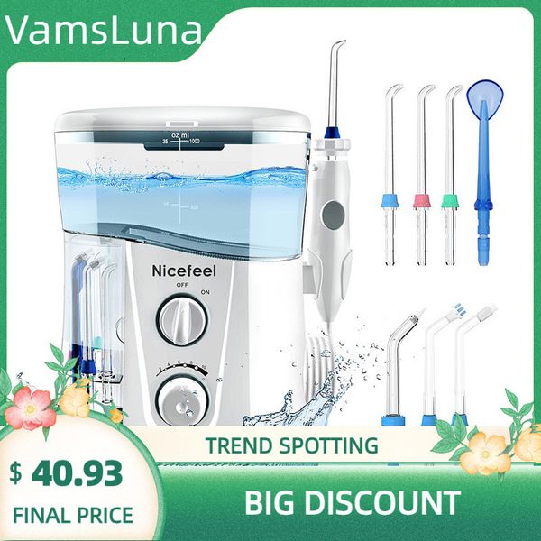 other oral hygiene nicefeel fc188 smart water flosser teeth care ultra dental flosser with 1000ml water tank capacity tooth cleaning wasing
other oral hygiene nicefeel fc188 smart water flosser teeth care ultra dental flosser with 1000ml water tank capacity tooth cleaning wasing
