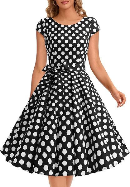 dressystar women vintage 1950s retro rockabilly prom dresses cap-sleeve, Red;black
dressystar women vintage 1950s retro rockabilly prom dresses cap-sleeve, Red;black