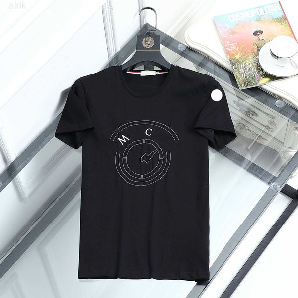 fashion designer new men's t-shirt classic embroidered casual women's t-shirt fashion clothing business short sleeve classic, White;black
fashion designer new men's t-shirt classic embroidered casual women's t-shirt fashion clothing business short sleeve classic, White;black