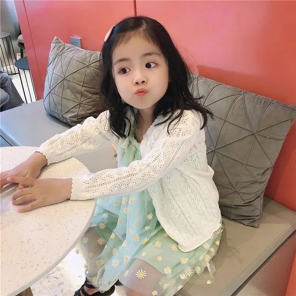 cardigan baby girls summer thin cotton knitted middle small children solid color cutout coat girl sun protection 230311, Blue
cardigan baby girls summer thin cotton knitted middle small children solid color cutout coat girl sun protection 230311, Blue