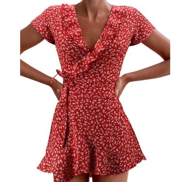 casual dresses dress summer women's flowy a-line sweet elegant floral ruffle v neck bandage short dress ladies chic floral mini dress g, Black;gray
casual dresses dress summer women's flowy a-line sweet elegant floral ruffle v neck bandage short dress ladies chic floral mini dress g, Black;gray