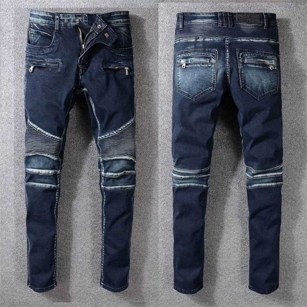 23 new men's jeans mens designer jeans distressed ripped biker slim fit motorcycle bikers denim for men s fashion mlkz, Blue
23 new men's jeans mens designer jeans distressed ripped biker slim fit motorcycle bikers denim for men s fashion mlkz, Blue