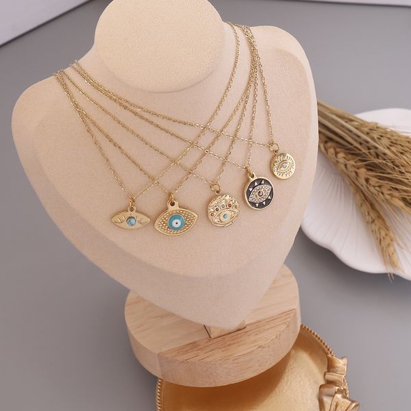 eyes stainless steel pendant personality fashion ins necklace cow head moon jewelry, Silver
eyes stainless steel pendant personality fashion ins necklace cow head moon jewelry, Silver