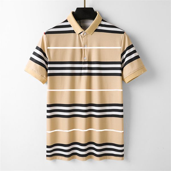 plaid t-shirt beige designer men's new 100% cotton anti-wrinkle breathable t-shirt lapel commercial fashion casual print high-end short, White;black
plaid t-shirt beige designer men's new 100% cotton anti-wrinkle breathable t-shirt lapel commercial fashion casual print high-end short, White;black
