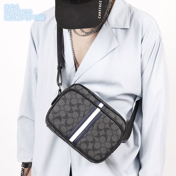 Factory wholesale men shoulder bags 3 styles fashion plaid backpack personality stripe decoration plug-in coin purse fashion handbag outdoor letters leisure bag, Black-dot-20146#-style 1
Factory wholesale men shoulder bags 3 styles fashion plaid backpack personality stripe decoration plug-in coin purse fashion handbag outdoor letters leisure bag, Black-dot-20146#-style 1