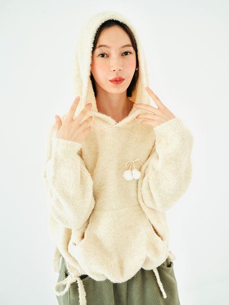 women's hoodies sweatshirts imakokoni original design of autumn and winter warm plus fleece thick hoodie solid color long sleeve casual, Black
women's hoodies sweatshirts imakokoni original design of autumn and winter warm plus fleece thick hoodie solid color long sleeve casual, Black