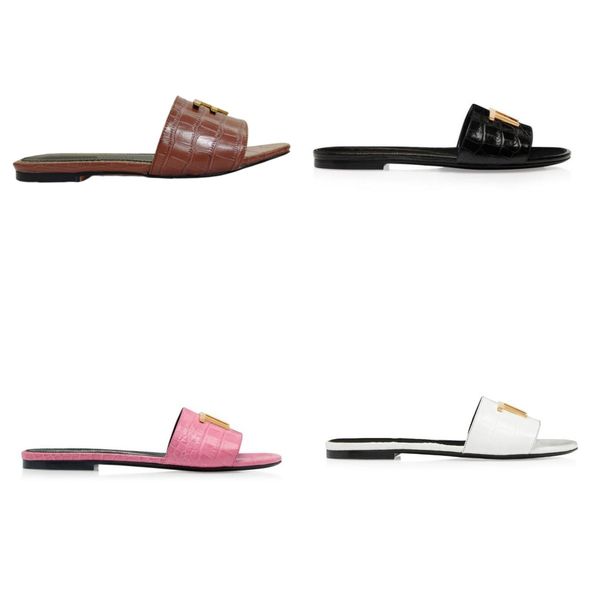 2023 new luxury designer leather sandals summer flats fashionable beach flip-flops size 35-45, Black
2023 new luxury designer leather sandals summer flats fashionable beach flip-flops size 35-45, Black