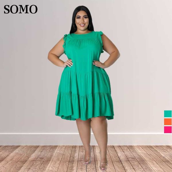 plus size dresses solid casual for women summer sleeveless midi dress fashion pleated crew neck wholesale dropshipping 230307, Black
plus size dresses solid casual for women summer sleeveless midi dress fashion pleated crew neck wholesale dropshipping 230307, Black
