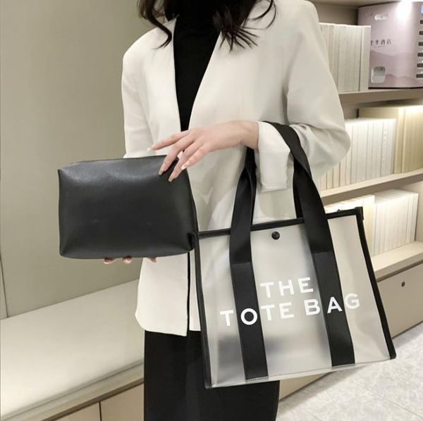 2023 women two-in-one handbag transparent large handbag designer transparent pvc luxury shoulder messenger bag summer beach jelly bag fashio
2023 women two-in-one handbag transparent large handbag designer transparent pvc luxury shoulder messenger bag summer beach jelly bag fashio