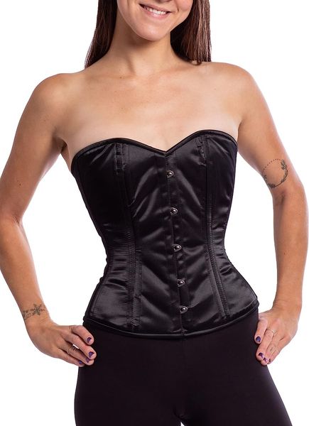 orchard corset cs-411ob overbust satin steel-boned waist trainer corset, Red;black
orchard corset cs-411ob overbust satin steel-boned waist trainer corset, Red;black