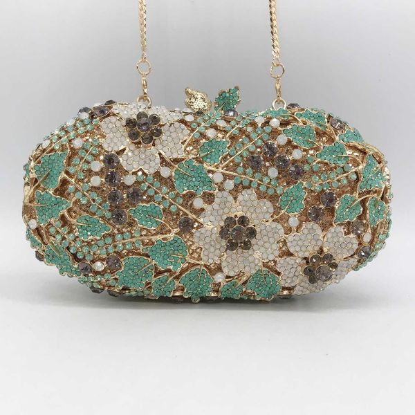 female flower diamond clutch purse women green crystal evening bags wedding bridal rhinestone handbag party wedding bag purses 230308
female flower diamond clutch purse women green crystal evening bags wedding bridal rhinestone handbag party wedding bag purses 230308