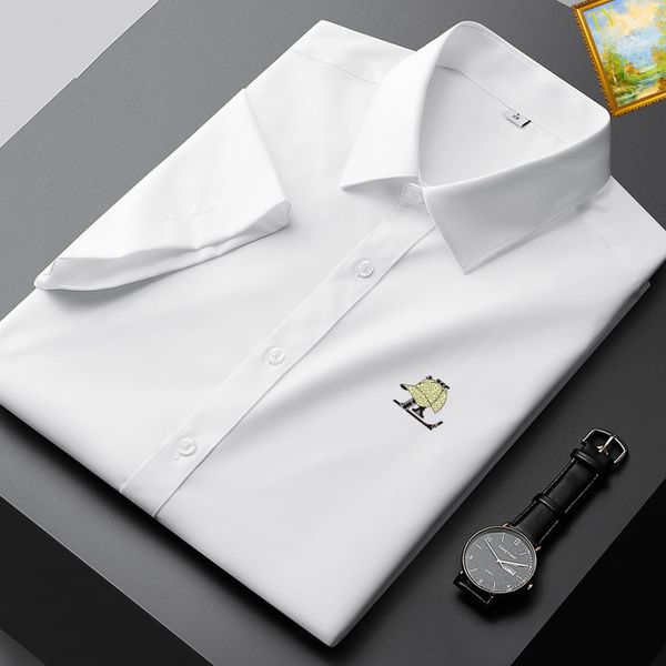 designer men's shirt new solid color business fashion short sleeve shirt brand men's slim shirt brand clothing -3xl-hsc9, White;black
designer men's shirt new solid color business fashion short sleeve shirt brand men's slim shirt brand clothing -3xl-hsc9, White;black