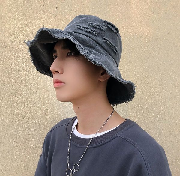 personalized hole denim wide brim hat for hip-hop summer outdoor fishman sun panama caps hcs211, Blue;gray
personalized hole denim wide brim hat for hip-hop summer outdoor fishman sun panama caps hcs211, Blue;gray