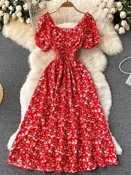 casual dresses yuoomuoo limited women dress fashion v-neck puff sleeve floral print elastic corset summer dress korean party vestidos g2303, Black;gray
casual dresses yuoomuoo limited women dress fashion v-neck puff sleeve floral print elastic corset summer dress korean party vestidos g2303, Black;gray
