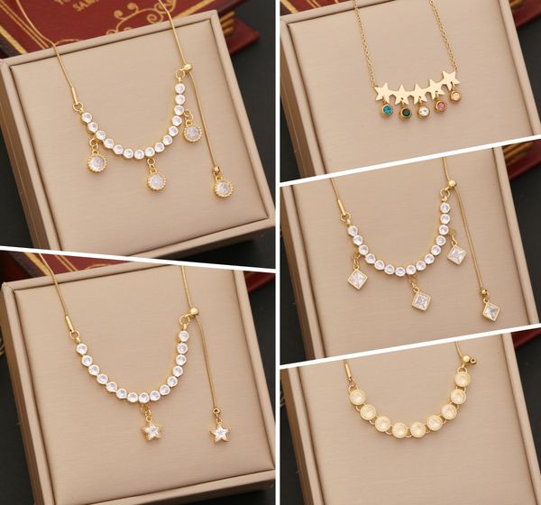 fivepointed star zircon necklace fashion tassel necklace temperament fashion collar chain
fivepointed star zircon necklace fashion tassel necklace temperament fashion collar chain