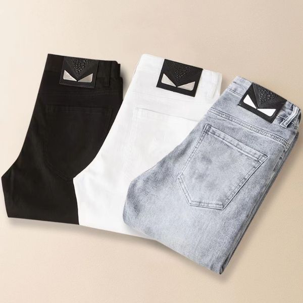 designer new men's jeans fashion vaqueros montana designer high-end pure black jeans slim pants stretch youth trends, Blue
designer new men's jeans fashion vaqueros montana designer high-end pure black jeans slim pants stretch youth trends, Blue