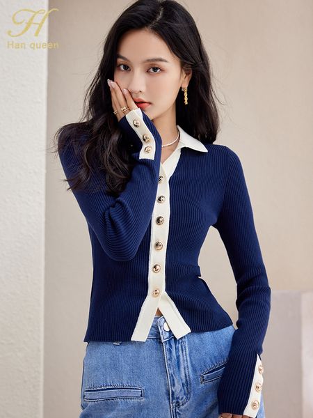 women's knits tees h han queen autumn winter knitted cardigans sweater for women basic fashion buttons contrast long sleeve cardigan s, White
women's knits tees h han queen autumn winter knitted cardigans sweater for women basic fashion buttons contrast long sleeve cardigan s, White