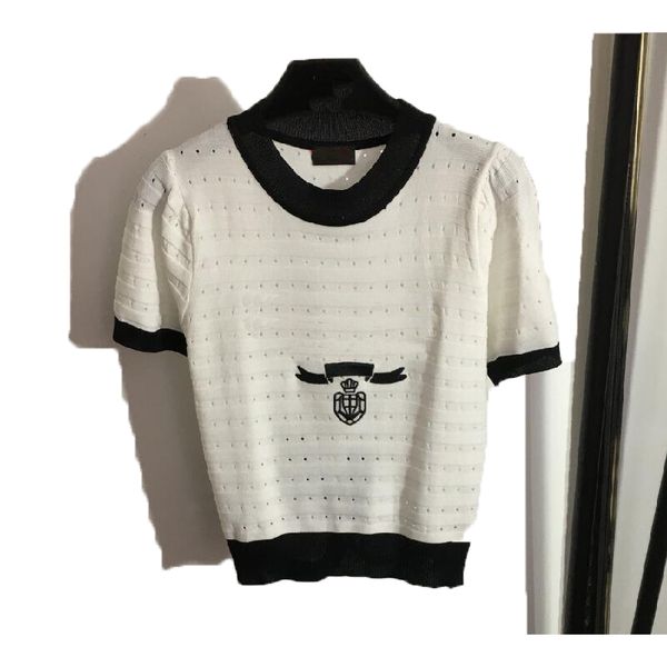 sunmmer womens fashion designer knits tees t-shirt fashion letter printing knitted woolen short sleeve women t shirt luxury casual dress bla, White
sunmmer womens fashion designer knits tees t-shirt fashion letter printing knitted woolen short sleeve women t shirt luxury casual dress bla, White