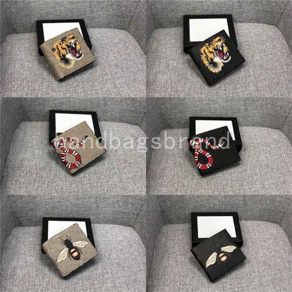 luxurys designers men animal short wallet leather black snake tiger bee wallets women short style purse wallet card holders with g240y, Red;black
luxurys designers men animal short wallet leather black snake tiger bee wallets women short style purse wallet card holders with g240y, Red;black