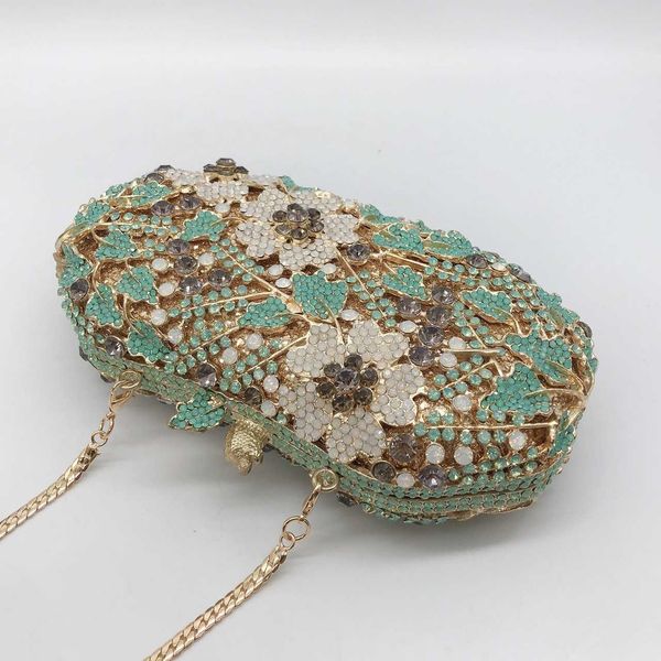 nxy female flower diamond clutch purse women green crystal evening bags wedding bridal rhinestone handbag party wedding bag purses 230308
nxy female flower diamond clutch purse women green crystal evening bags wedding bridal rhinestone handbag party wedding bag purses 230308