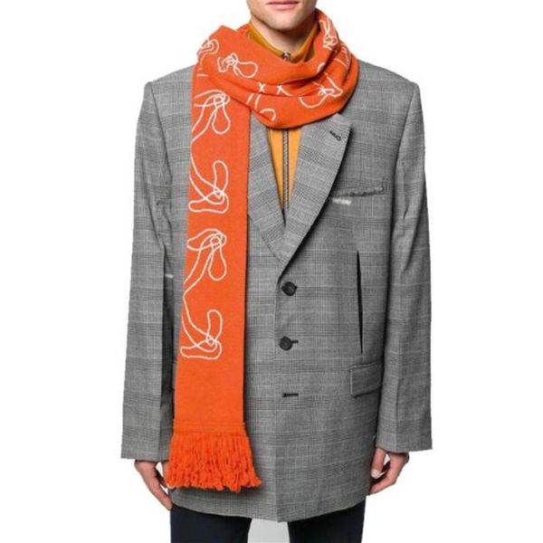 20ss brand fashionable hip hop trend off scarf white jacquard arrow men's and women's winter knitting versatile scarf 23250b, Blue;gray
20ss brand fashionable hip hop trend off scarf white jacquard arrow men's and women's winter knitting versatile scarf 23250b, Blue;gray